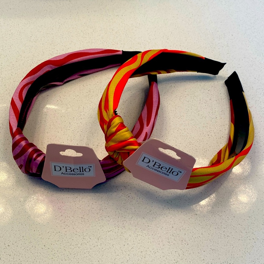 Cloth headbands with a knot